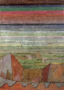 Paul Klee View in the the fertile country USA oil painting artist